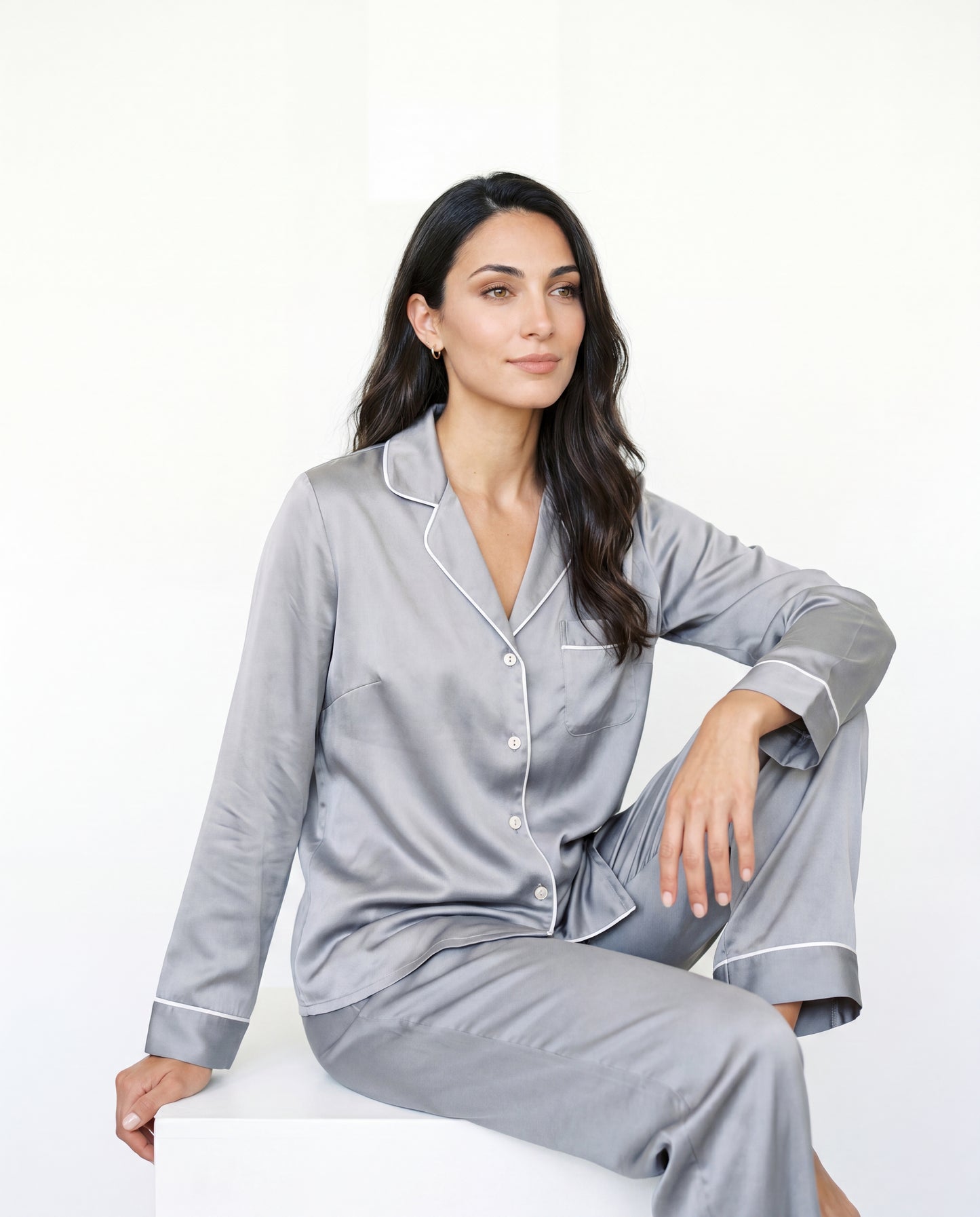 Pyjama en Soie 100% — Silk & Health